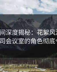 秘语空间深度揭秘：花絮风波背后，大V在公司会议室的角色彻底令人意外